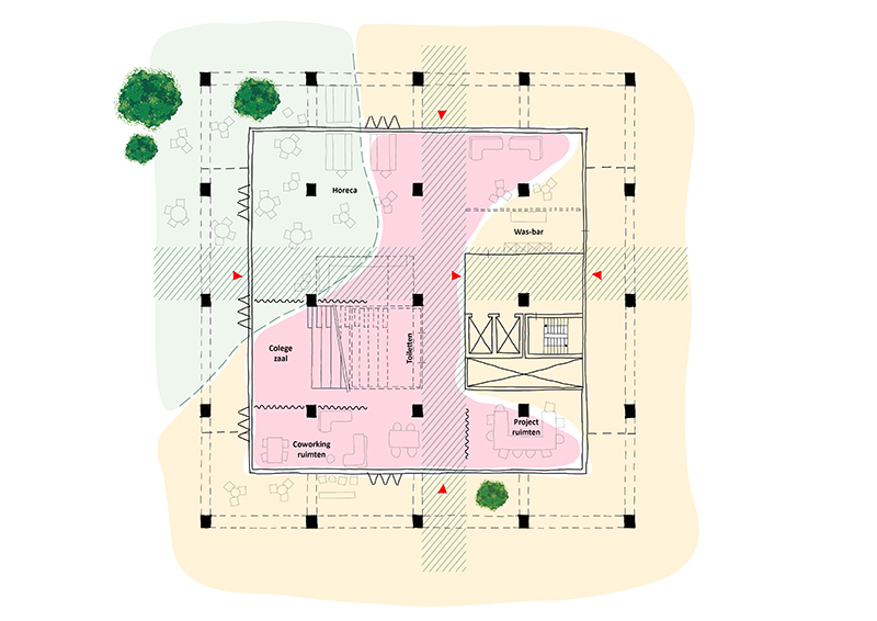 Coolhaven_Campus_TDA_sketch_begane grond