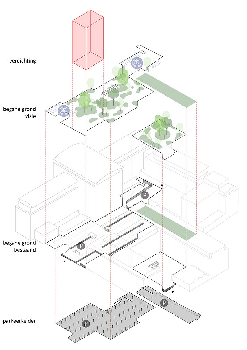 Puntegael_axo_tomdavid architecten